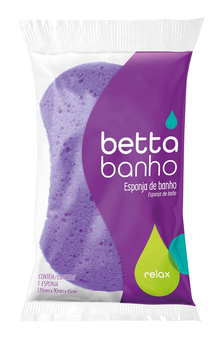 Esponja Betta Banho Relax