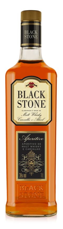Aperitivo De Whisky Black Stone 1l