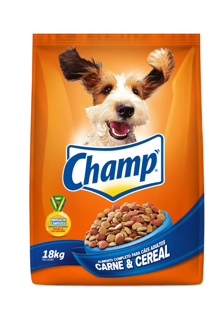 Ração Champ Carne e Cereal Adulto 18kg