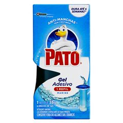 Gel Adesivo Detergente Sanitário Pato Marine Refil Com 6 Discos