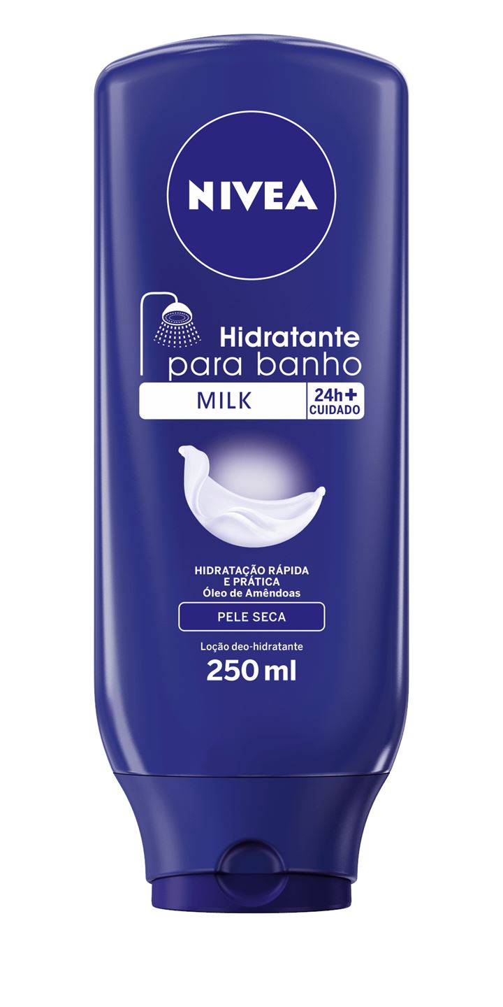 Loção Deo Hidratante Nivea Para Banho Milk 250ml