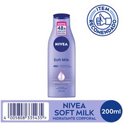 Loção Deo Hidratante Nivea Soft Milk 200ml