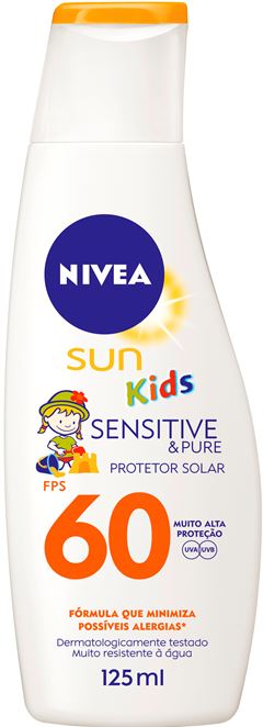 Prot. Solar Nivea 125ml Kids Pure Fps60