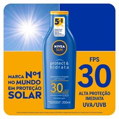 Protetor Solar Nivea Sun Protect & Hidrata Fps30 200ml