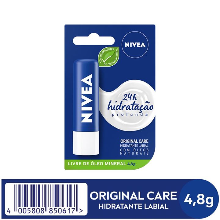 Hidratante Labial Nivea Essential Care 4,8g