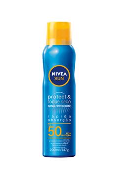 Protetor Solar  Nivea Fps50 spray  Protect Toque Seco 200ml