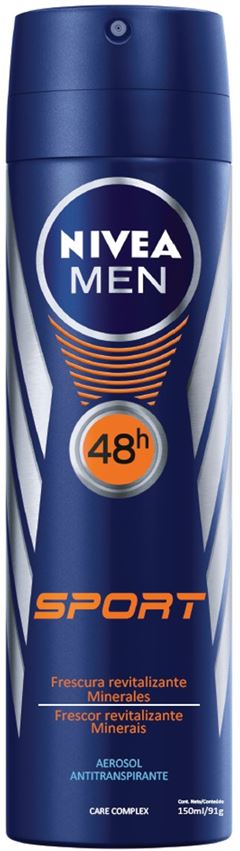 Desodorante Nivea Aero Men Sport 150ml