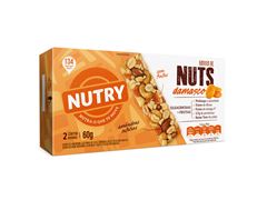 Barra Cereal Nutry Nuts Damasco 2x30g