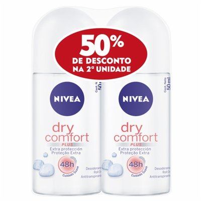 Desodorante  Nivea Roll-On 50%Desconto 2° Dry Comfort  50ml