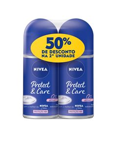 Desodorante  Nivea Roll-On 50%Desconto 2° Protect & Care 50ml