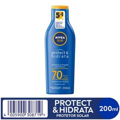 Protetor Solar Nivea Sun Fps70 Protect&Hidrata 200ml