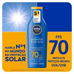 Protetor Solar Nivea Sun Fps70 Protect&Hidrata 200ml