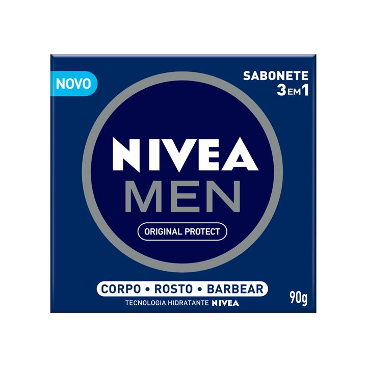 Sabonete Nivea Men Original Protect 3em1 90g