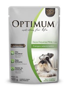 Sachê Optimum Frango Raças Pequenas 100g