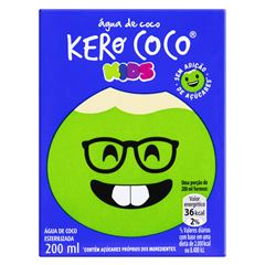 Agua De Coco 200ml Kero Coco Kids
