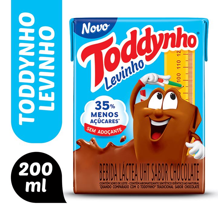 Bebida Láctea Toddynho UHT Chocolate Levinho 200ml Embalagem com