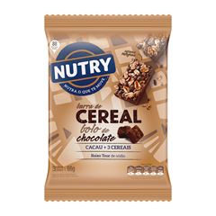 Barra Cereal Nutry Bolo Chocolate Light 3x22g