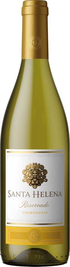 Vinho Chileno Branco Chardonnay Santa Helena Reservado 750ml (Garrafa De Vidro Descartável)