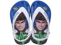 Sandália Ipanema Polly E Max Steel Baby 26349 Azul / Branco