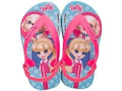 Sandália Ipanema Polly E Max Steel Baby 26349 Azul / Rosa Neon