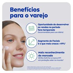 Protetor Solar Nívea Facial  Fps50 Beauty Controle de Oleosidade 50g