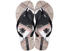 Chinelo Ipanema Classica Urbana Masculino 25373 Bege / Preto / Branco