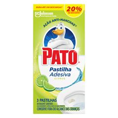 Pastilha Adesiva Pato Citrus 3 unidades 20% Desconto