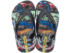 Sandália Hot Wheels Baby 26071 Preto / Preto / Cinza