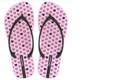 Chinelo Ipanema Oasis Adulto 26571 Rosa / Preto