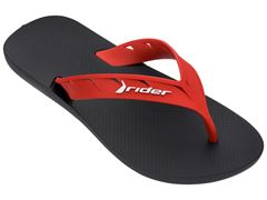 Chinelo Rider Sreet Adulto 11573 Preto / Vermelho