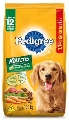 Ração Pedigree Raças Pequenas Adulto Leve 10,1kg Pague 9kg