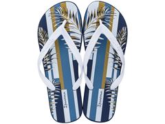Chinelo Ipanema Classica Urbana Masculino 25373 Azul / Branco / Amarelo