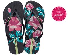 Chinelo Ipanema Sem Igual Fem Adulto 25483 Preto / Preto / Rosa