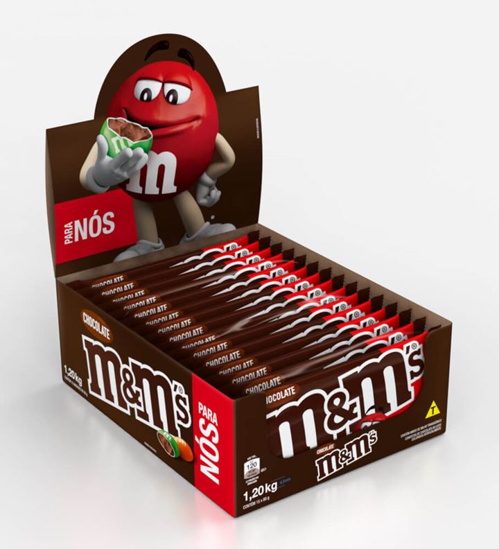 Chocolate M&M'S Ao Leite Para Comemorar 1kg