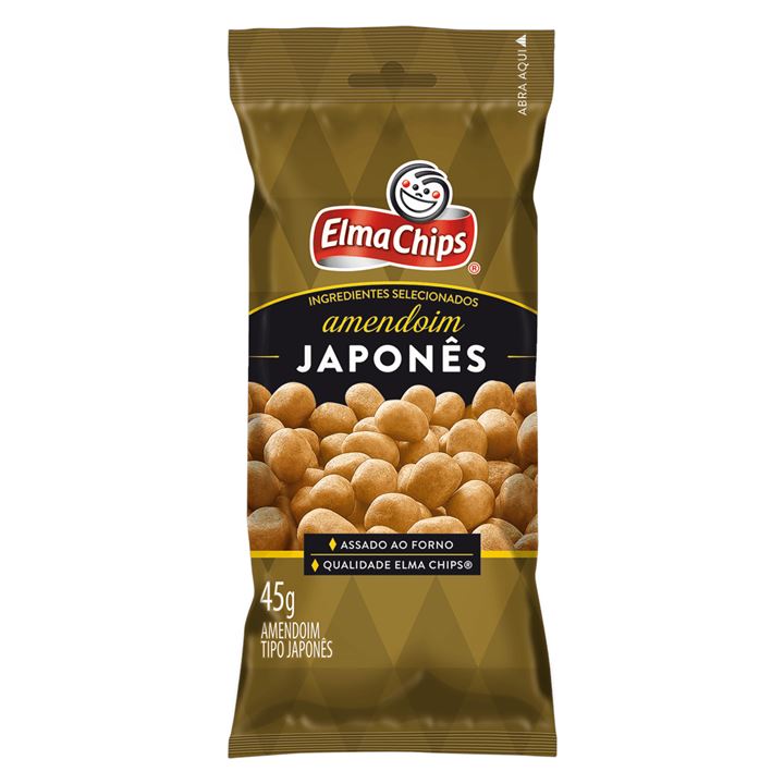 Amendoim Elma Chips Japonês 45g