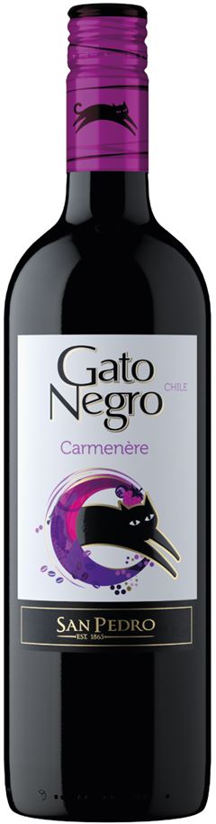 Vinho Gato Negro Chile Carmenere Tinto 750ml