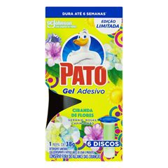 Gel Adesivo Detergente Sanitário Pato Ciranda Refil C/ 6 Discos