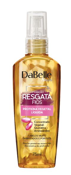 Proteína Vegetal Liquida Dabelle Resgata Fios 75ml