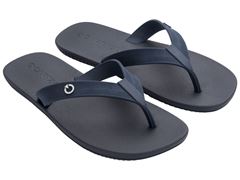 Chinelo Cartago Atlanta Dedo Adulto 11840 Preto / Azul / Cinza