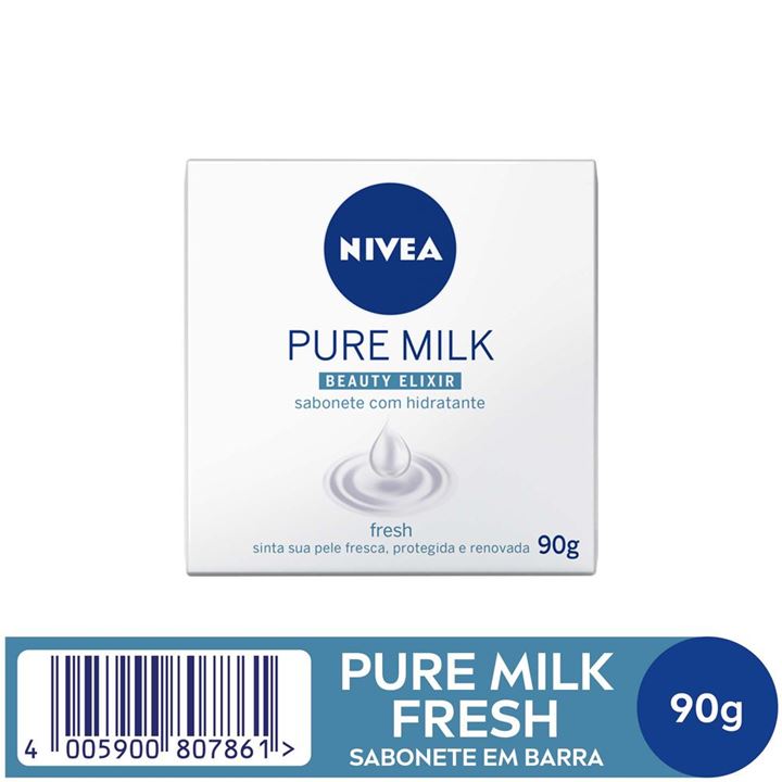 Sabonete Nivea Pure Milk Fresh 90g