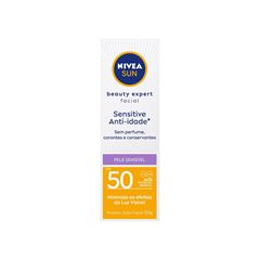 Protetor Solar 50g Facial Nivea Fps 50 Sensitive
