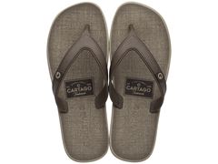 Chinelo Cartago Dakar Adulto 10738 Bege / Marrom
