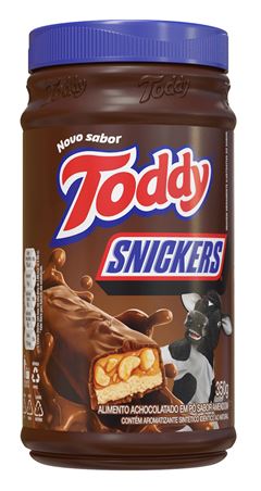 Achocolatado Toddy Snickers Pote 350 g