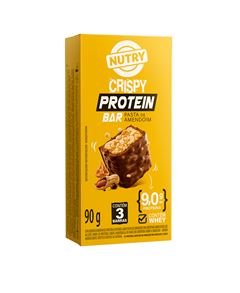 Barra De Proteína Nutry Crispy Pasta de Amendoim 3x30g