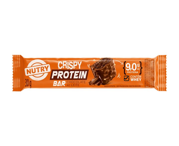 Barra De Proteína Nutry Crispy Chocolate 3x30g