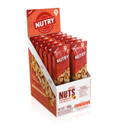 Barra Cereal Nutry Nuts Caramelo Sal 12x30g