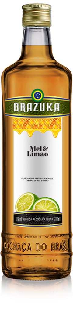 Bebida Alcoólica Mista Brazuka Mel e Limão 700ml