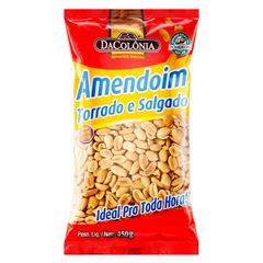 Amendoim DaColônia Salgado 450g