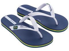 Chinelo Ipanema Brasil Infantil 27045 Azul/Branco