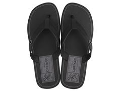 Chinelo Cartago Atlanta Dedo Adulto 11840 Preto/Preto/Grafte